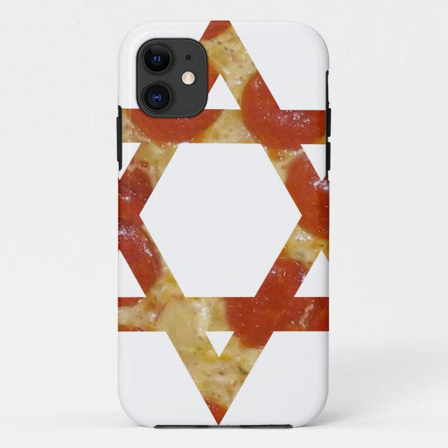 pizza star of david Case-Mate iPhone case (Back)