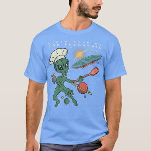Pizza stupida con formaggio T-Shirt