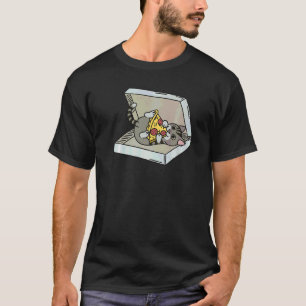 Pizza Tabby Cat Pet T-Shirt