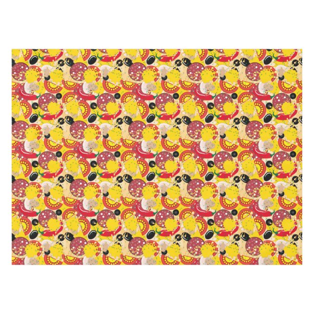 Pizza Tablecloth (Front (Horizontal))
