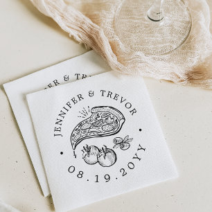 Pizza Themed Gourmet    Napkins