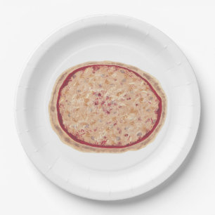 Pizza Themed Painting Paper Plates