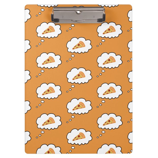 Pizza Thoughts Clipboard (Front)
