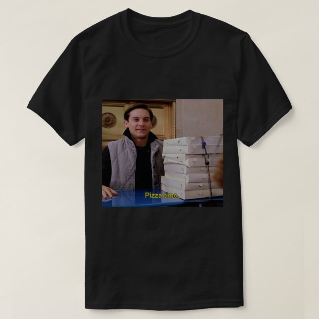 Pizza Time Classic T-Shirt (Design Front)
