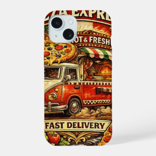 Pizza Time Funny Phone Case – Pizza Lover Design