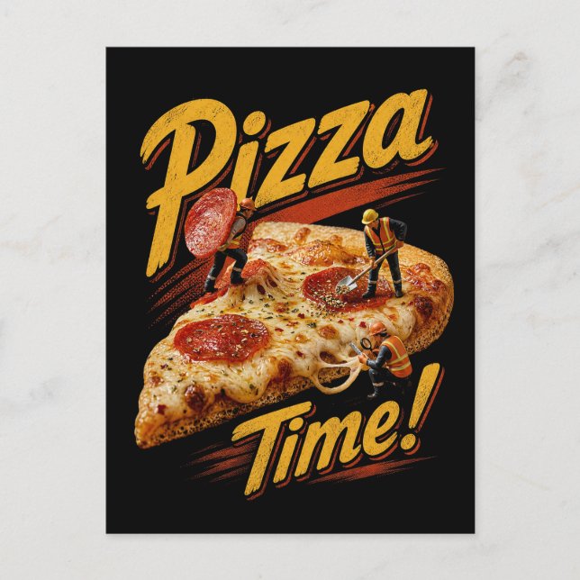 Pizza Time! Postcard (Front)