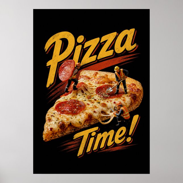 Pizza Time! Poster (Front)