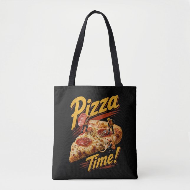 Pizza Time! Tote Bag (Front)