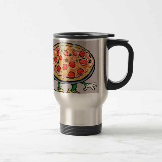 Pizza Travel Mug (Right)