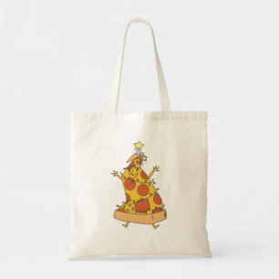 Pizza Tree - Funny Xmas Food Tote Bag