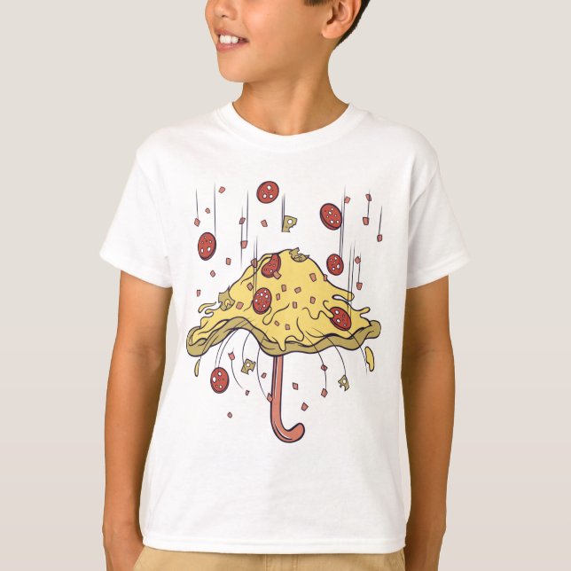 Pizza umbrella gift  T-Shirt (Front)