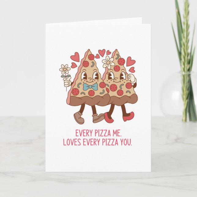 Pizza Valentine Card (Front)