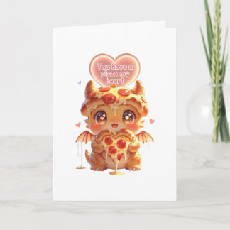 Pizza Valentine Holiday Card