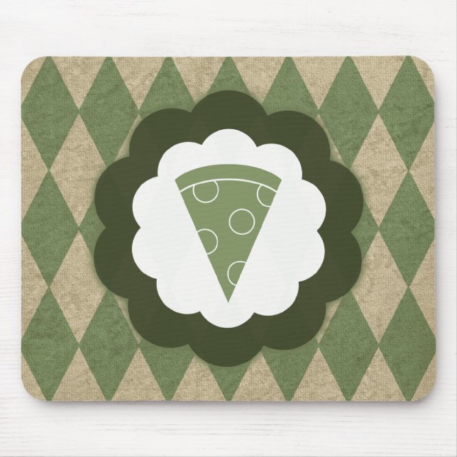 pizza vintage mouse mat (Front)