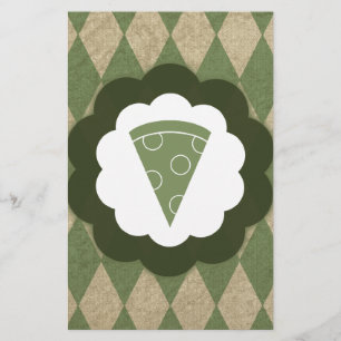 pizza vintage stationery