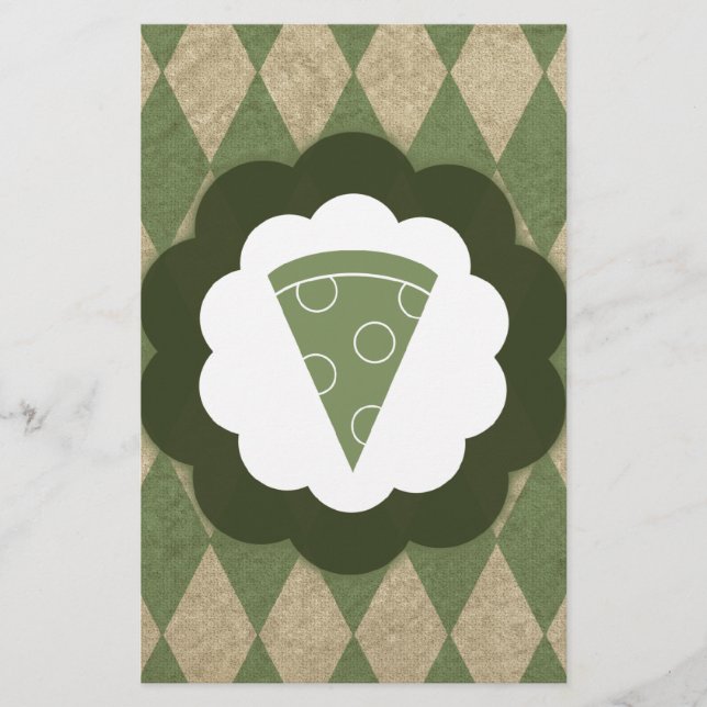 pizza vintage stationery (Front)