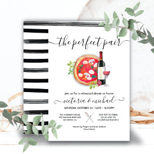 Pizza & Wine Italian Perfect Pair Dinner Invitation