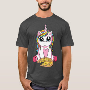 Pizzacorn Graphic Pizza Lover Eating Italian Food T-Shirt