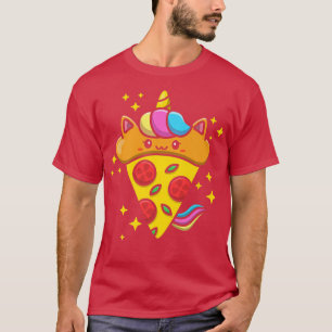Pizzacorn Graphic Pizza Lover Eating Italian Food T-Shirt