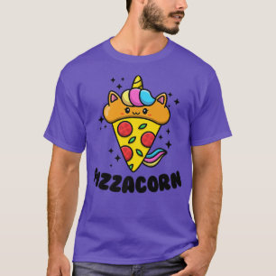 Pizzacorn Graphic Pizza Lover Eating Italian Food T-Shirt