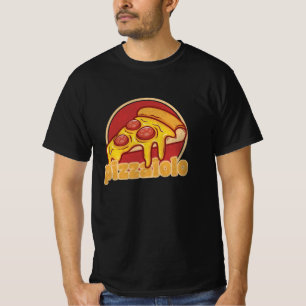 pizzaiolo funny pizza maker gift pie illustration T-Shirt