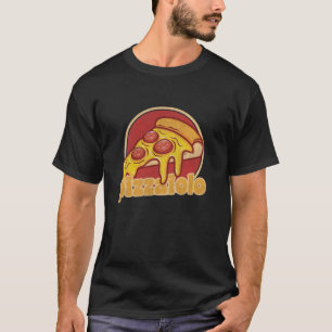 pizzaiolo funny pizza maker gift pie illustration T-Shirt