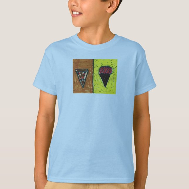 pizzanicecream T-Shirt (Front)