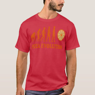 Pizzas Salami Ham Mushroom Tomato Italy Red White  T-Shirt