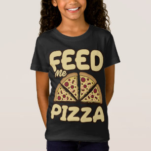 Pizzas salami ham mushroom tomato Italy red white  T-Shirt