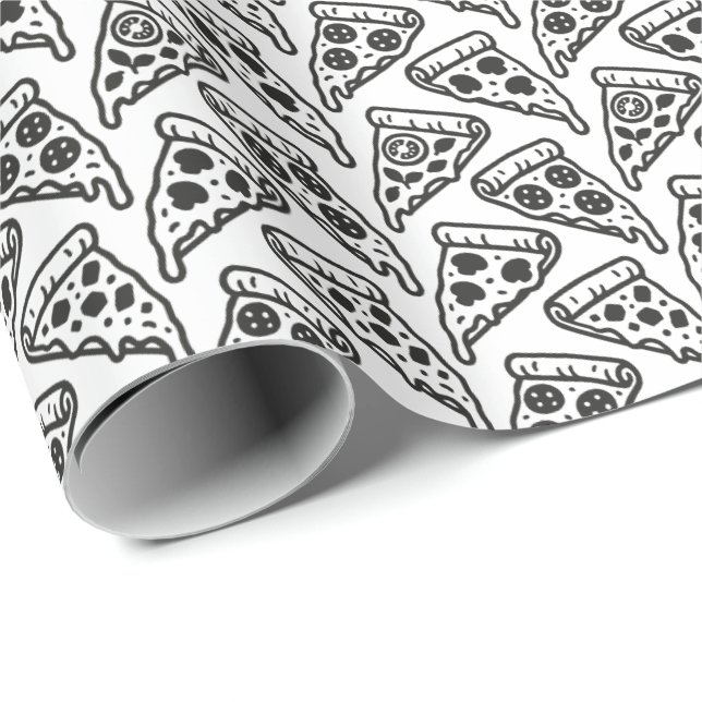 Pizzas Wrapping Paper (Roll Corner)