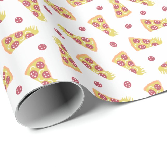 Pizzas Wrapping Paper (Roll Corner)