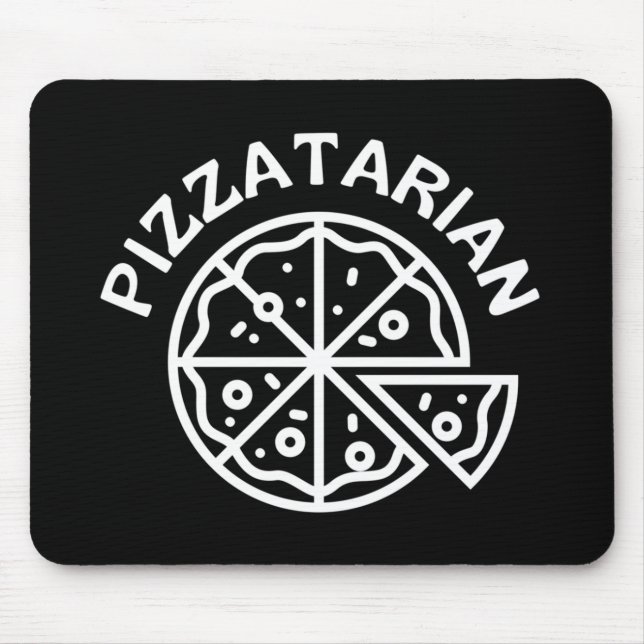 Pizzatarian Pizza Mouse Mat (Front)