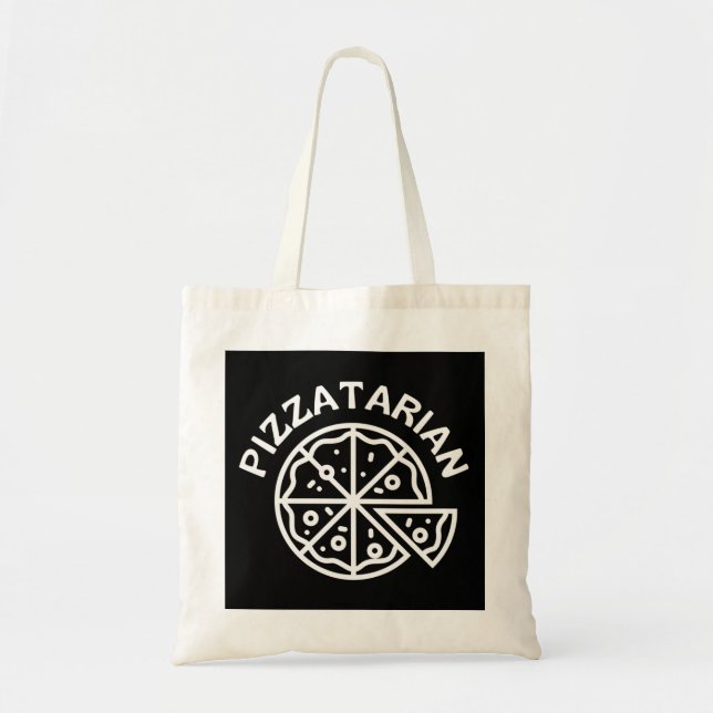 Pizzatarian Pizza Tote Bag (Front)