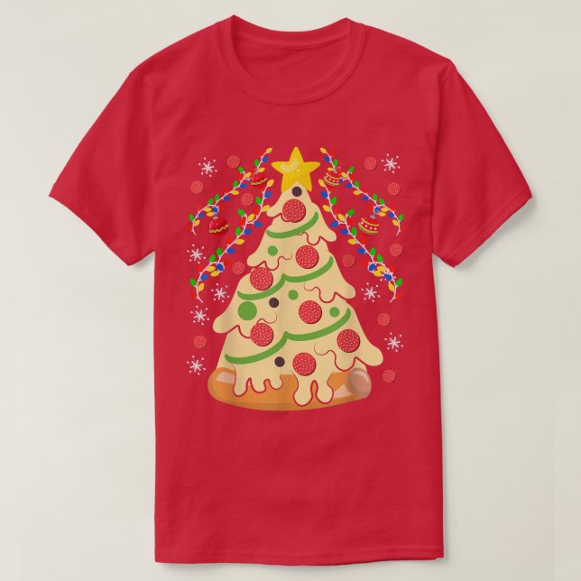 Pizzatree Ugly Christmas Sweater  (Design Front)