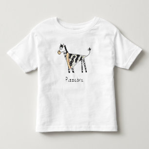 Pizzebra Pizza Zebra Kid's Toddler's T-Shirt