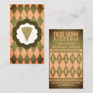 pizzeria diamonds stamp card
