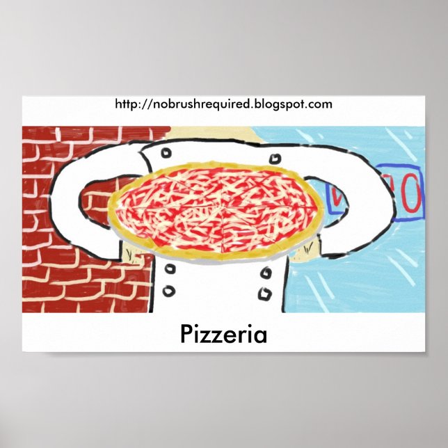 Pizzeria Poster (Front)