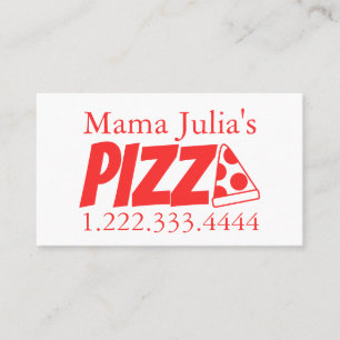 Pizzeria Red Banger Business Card