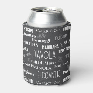 Pizzeria Restaurant Italian Chef Pizza Names Can Cooler