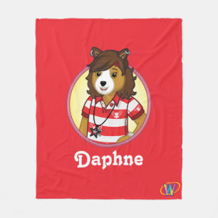 PJ Collie Fleece Blanket