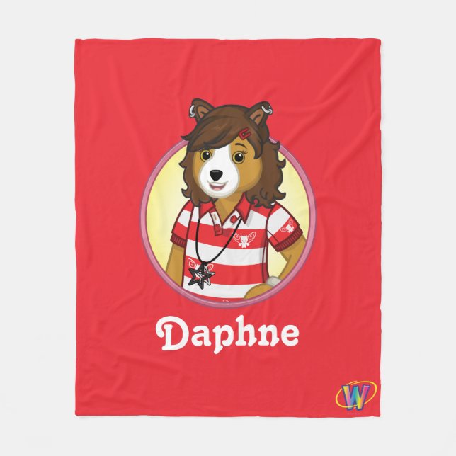 PJ Collie Fleece Blanket (Front)