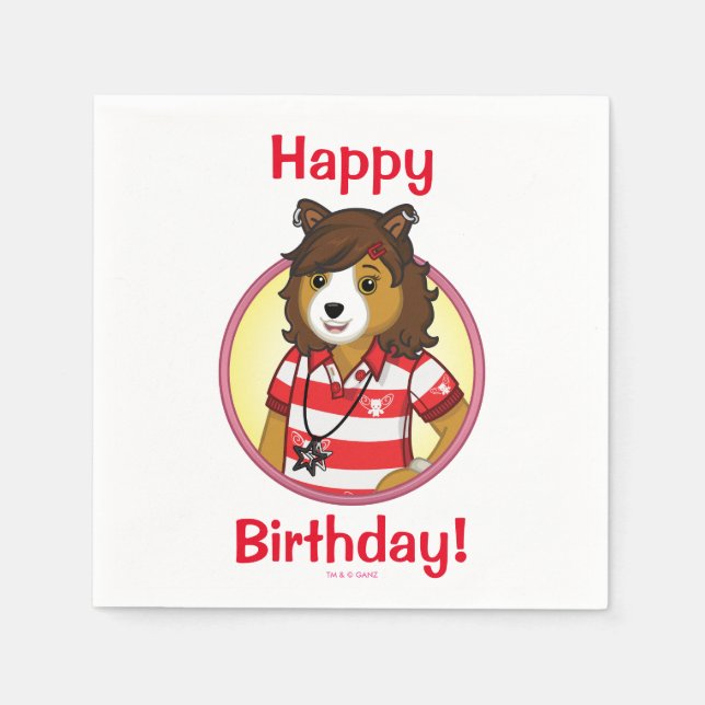 PJ Collie Napkin (Front)