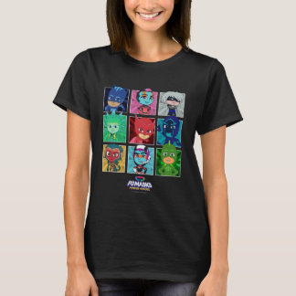 PJ Masks Group Shot Panel Characters Boxed Up T-Shirt