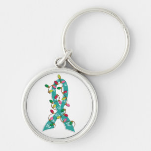 PKD Christmas Lights Ribbon Key Ring