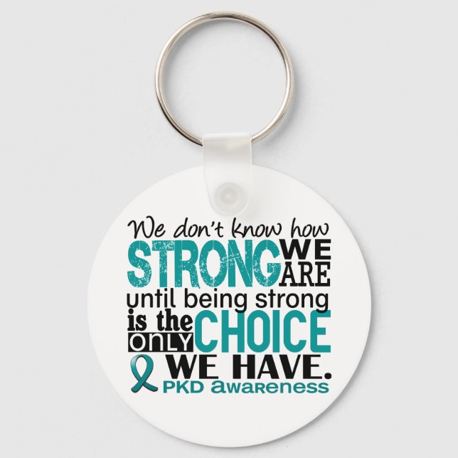 PKD How Strong We Are Key Ring (Front)