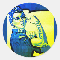 PKD WARRIOR WOMAN - Awareness Retro Tattoo Fun