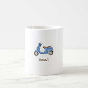 PKM Mug Blue Scooter