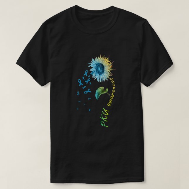PKU Awareness Sunflower  T-Shirt (Design Front)