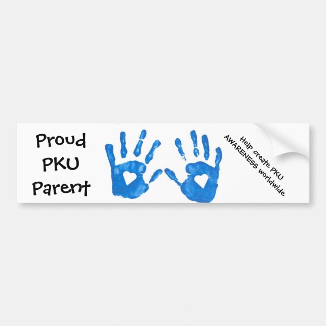 PKU Parent Bumper Sticker (Front)