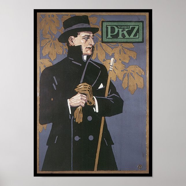 PKZ Vintage Apparel Ad Poster (Front)